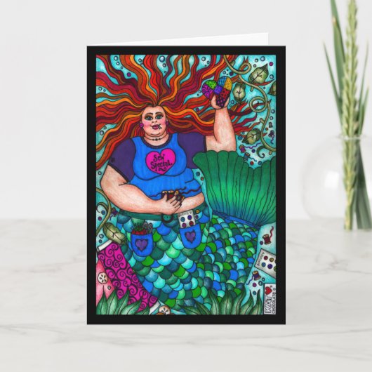 シュー特別な人魚カード カード (正面)