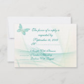 シュー緑の蝶 出欠カード (裏面)