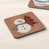 シュー・クリスマスコルクコースター コースター (左側)