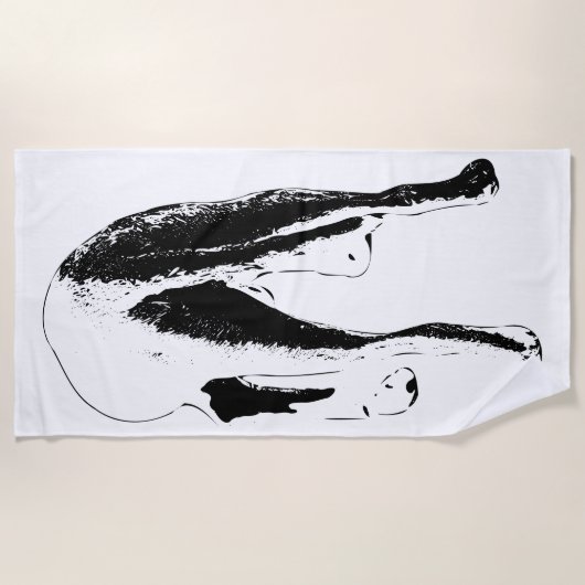 ショアに生意気な ビーチタオル (正面)