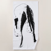 ショアに生意気な ビーチタオル (正面)