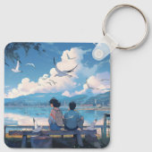ショアの子ども：サニーデイセレニティキーチェーン キーホルダー (裏面)