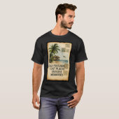ショアの忘れヴィンテージポストカードの囁き Tシャツ (正面フル)
