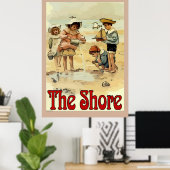 ショアキッズヴィンテージスタイル ポスター (ホームオフィス)
