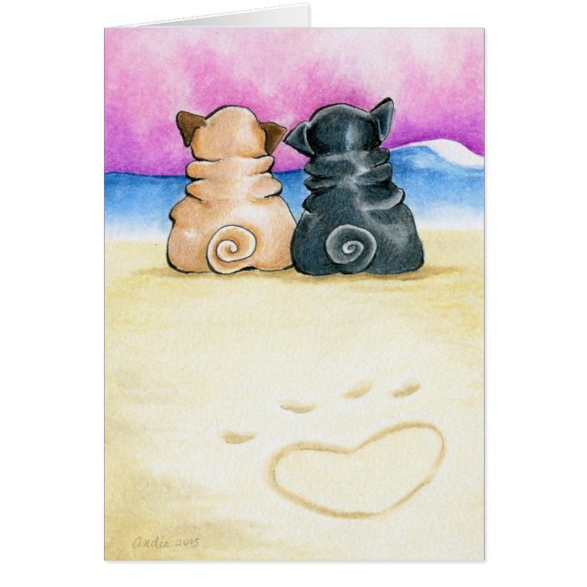 ショアスリーラブパグ (正面)