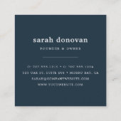 ショアバード スクエア名刺 (裏面)