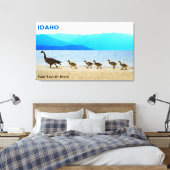 ショアパトロール – カナダゲーゼ キャンバスプリント (インサイチュ (寝室))