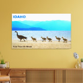 ショアパトロール – カナダゲーゼ キャンバスプリント (インサイチュ (リビング))