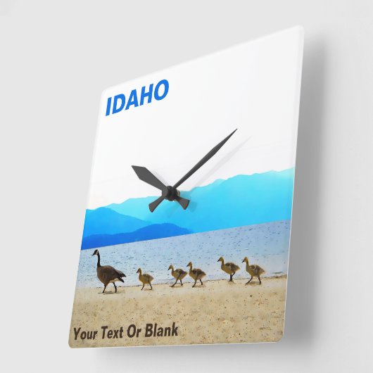 ショアパトロール – カナダゲーゼ スクエア壁時計 (傾斜)