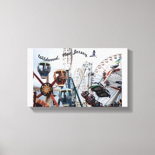 ショアピア/ワイルドウッド文字キャンバスプリント キャンバスプリント (正面)