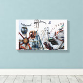 ショアピア/ワイルドウッド文字キャンバスプリント キャンバスプリント (インサイチュ (ウッドフロア))