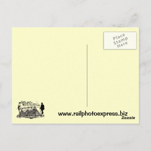 ショアファストライントロリーズ1910ヴィンテージポストカード ポストカード (裏面)