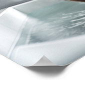 ショアリングスコティッシュハイランドカウバスルームプリント ポスター (角)