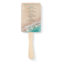 ショアリンドリーム水彩ビーチ結婚式プログラム