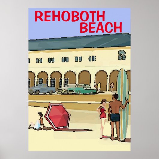 ショアヴィンテージスタイルポスター ポスター (正面)