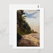 ショアーズオブミシガン湖ヴィンテージはがき ポストカード (正面/裏面)