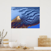 ショア抽象芸術アート ポスター (キッチン)