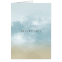 ショア海サーフビーチ結婚式感謝していユー