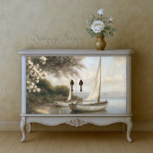 ショア・デコパージュの帆船 薄葉紙