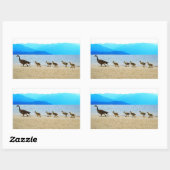 ショア・パトロール・カナダゲーゼ 長方形シール (シート)