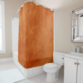ショウガなめら素朴かな天然皮革 シャワーカーテン (インサイチュ)