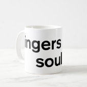 ショウガに精神がありますも コーヒーマグカップ (正面左)