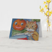 ショウガのジャックO'lantern カード (黄色い花)