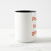 ショウガのマグがあること誇りを持った マグカップ (中央)