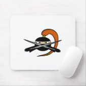 ショウガの忍者の姿2 マウスパッド (マウス)