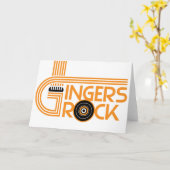 ショウガの石 カード (黄色い花)