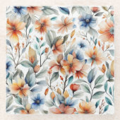 ショウガの花 ガラスコースター (正面)