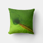 ショウガの葉の抽象芸術のアクセントの枕 クッション (正面)