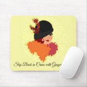 ショウガの金ゴールドのマウスパッド マウスパッド (マウス)