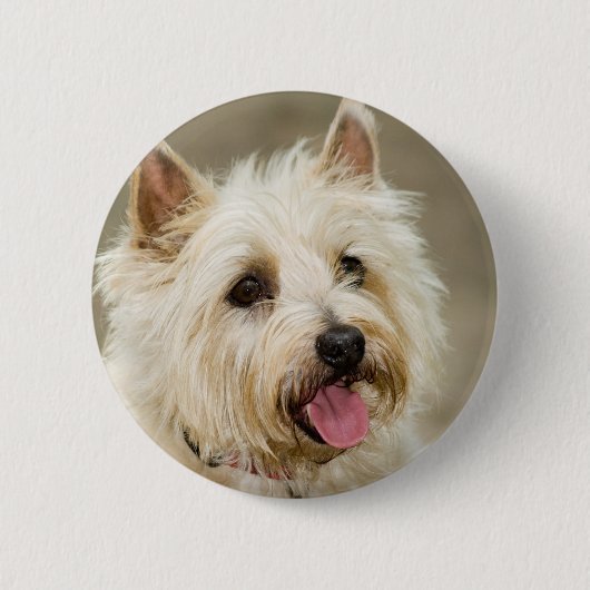 ショウガはピン微笑します 缶バッジ (正面)