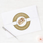 ショウガ抽出ラベル ラウンドシール (封筒)