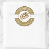 ショウガ抽出ラベル ラウンドシール (バッグ)