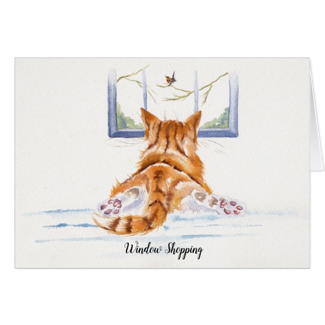 ショウガ猫の窓ショッピング (正面横)