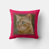 ショウガ猫の装飾用クッション クッション (裏面)