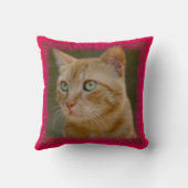 ショウガ猫の装飾用クッション クッション (裏面)