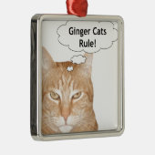 ショウガ猫の規則 メタルオーナメント (右)