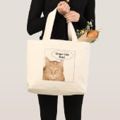 ショウガ猫の規則! ラージトートバッグ (正面(商品))