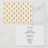 ショウガ猫パターン 名刺 (正面/裏面)