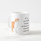 「ショウガ猫」の信号器のマグ マグカップ (正面左)