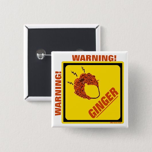 ショウガ警報! 缶バッジ (正面&裏面)
