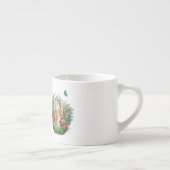 ショウガ遊の子猫と蝶 エスプレッソカップ (右)