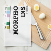 ショウジョウバエのミバエの遺伝子の中の形態形成 キッチンタオル (四つ折り)