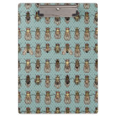 ショウジョウバエのミバエの遺伝学-突然変異体 クリップボード (正面)