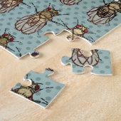 ショウジョウバエの突然変異体 ジグソーパズル (側面)