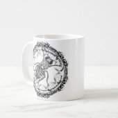 ショウジョウバエを救って下さい! コーヒーマグカップ (正面左)