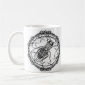 ショウジョウバエを救って下さい! コーヒーマグカップ (左)